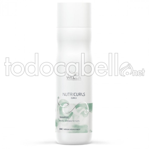 Wella Nutricurls Shampooing Micellaire pour Boucles 250ml