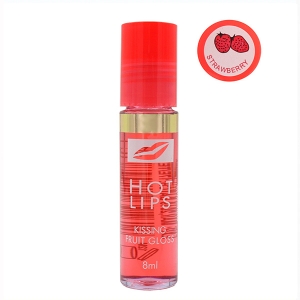 Hot Lips Lip Gloss Strawberry 8 Ml