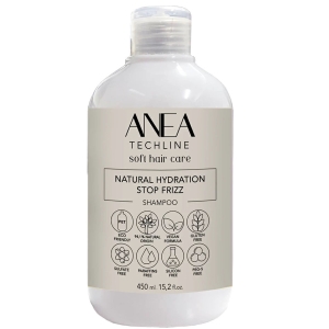 Anea Techline Shampoing Anti-Frisottis Hydratation Naturelle 450 ml