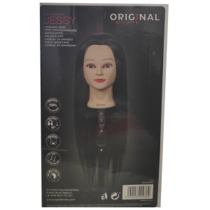 ORIG!NAL Tête de mannequin cheveux synthétiques 50-60cm ref: 0030096