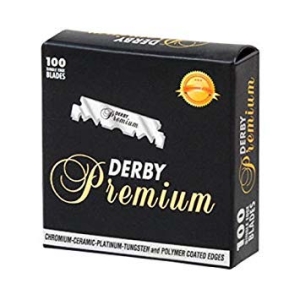 Derby Premium remplacement de la lame de rasage  moitié (paquet 100 unités)