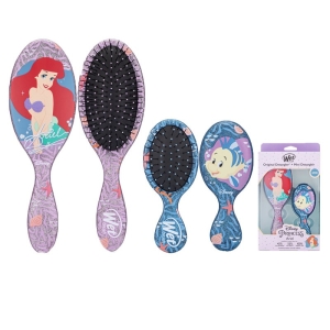 Wet Brush Cepillo Desenredar Disney Princesas Original ARIEL + Mini Para bolso