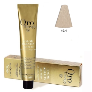 Fanola Tinte Oro Therapy "Sans ammoniaque" 10.1 Blonde platine cendrée 100ml