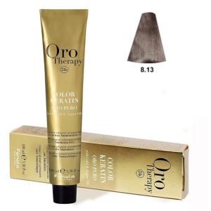 Fanola Tinte Oro Therapy "Sans ammoniaque" 8.13 Blond clair beige 100ml