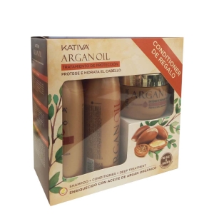 Kativa Pack Argán Oil Cheveux secs, abîmés et ternes
