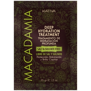 Kativa Macadamia profonde humidité traitement.  A propos de 35g