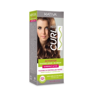Kativa Keep Curl Activator. Crème définissante cheveux avec des vagues 200ml