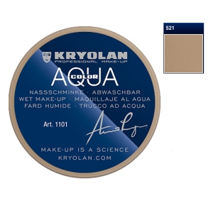 521 Aquacolor Kryolan eau maquillage et 8ml ref corps: 1101