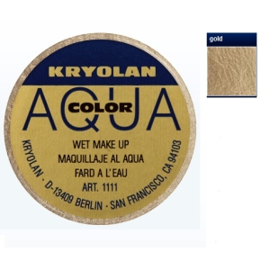 Or Aquacolor Kryolan d'eau de maquillage et 8ml ref corps: 1111