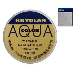 Silver Aquacolor Kryolan d'eau de maquillage et 8ml ref corps: 1111