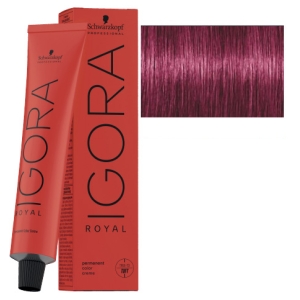 Tint Schwarzkopf Igora Royal 9-98 Rubio Very Light Violet Rouge + Oxigenada Kosswell