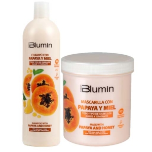 Blumin Papaye et miel Masque 700ml + shampooing 1000ml