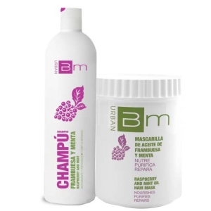 Blumin Masque 700ml + shampooing framboise et menthe 1000ml