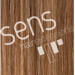 Les extensions de cheveux 100% Reny humain naturel Sewn lisse 90x50cm nº8 / 22