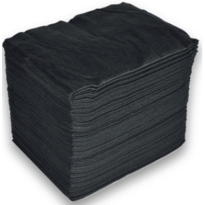 serviettes jetables Cellulose black  40x80cm Paquete 100uds
